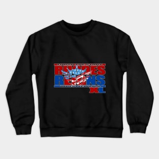 Rhodes vs Reigns - Who do you want to headline Wrestlemania? Crewneck Sweatshirt